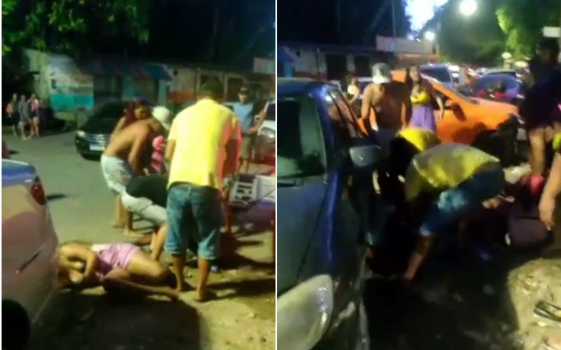 Vídeos mostram cenas de pânico após tiroteio na Marina do Davi
