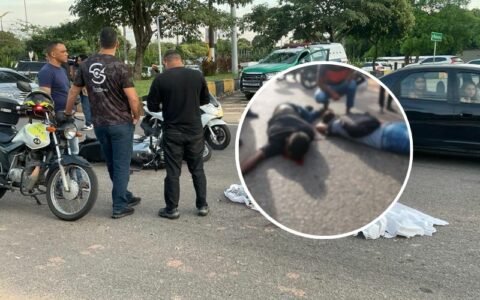 Acidente com moto deixa um morto e outro ferido na Avenida Coronel Teixeira