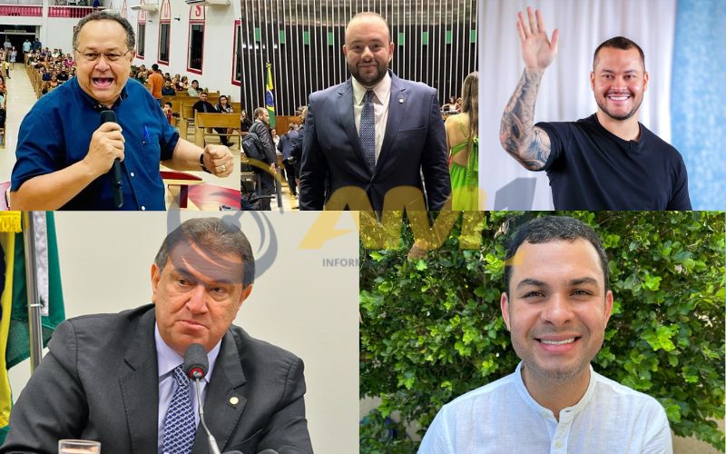 Átila, Adail, Silas, Fausto e Saullo querem punir discriminação a políticos