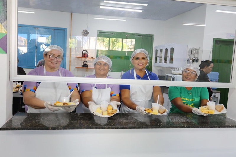 Cozinha comunitária é revitalizada para combater a fome em Manaus