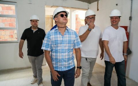 'Já está 80% concluída', diz prefeito sobre UBS na Cidade Nova