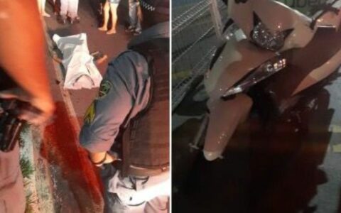 Jovem morre ao colidir motocicleta contra sarjeta em Manaus