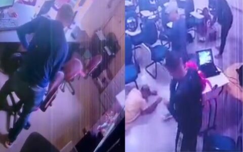 Vídeo: homens armados assaltam autoescola em Manaus