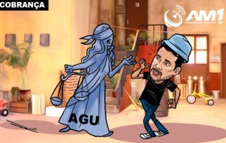 Charge do dia 27 de julho de 2023 sobre o Capitão Alberto Neto