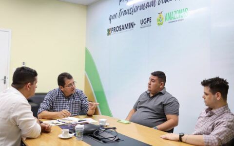 Marcellus Campêlo se reúne com o presidente da Câmara de Parintins