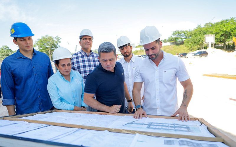 Tadeu de Souza inspeciona obras do novo residencial ‘Amazonas Meu Lar’