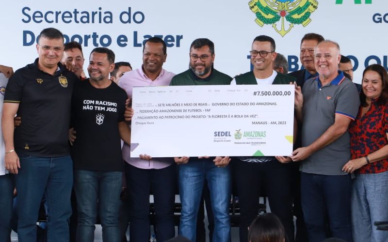 Wilson Lima anuncia repasse de R$ 7,5 milhões para o futebol do AM