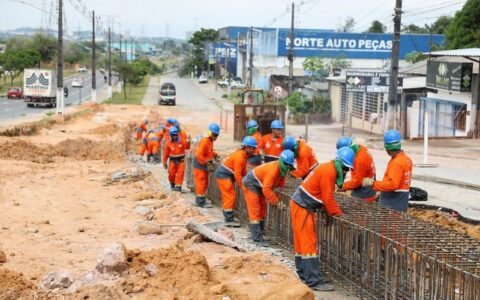 Obra do complexo viário da avenida das Torres avança dentro do prazo
