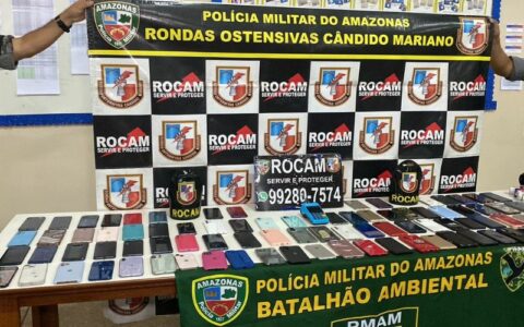 Trio é preso por furtar mais de 80 celulares durante o Festival de Parintins