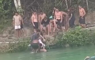 Vídeo: jovem morre afogado em lago de Manaus