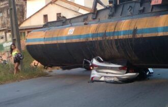Carreta tanque envolvida em acidente tem mais de cinco irregularidades