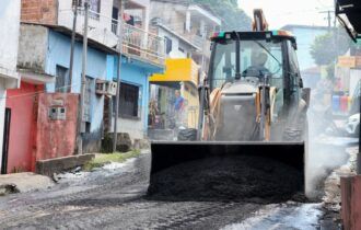 Obras do 'Asfalta Manaus' somam R$ 194,6 milhões de investimentos