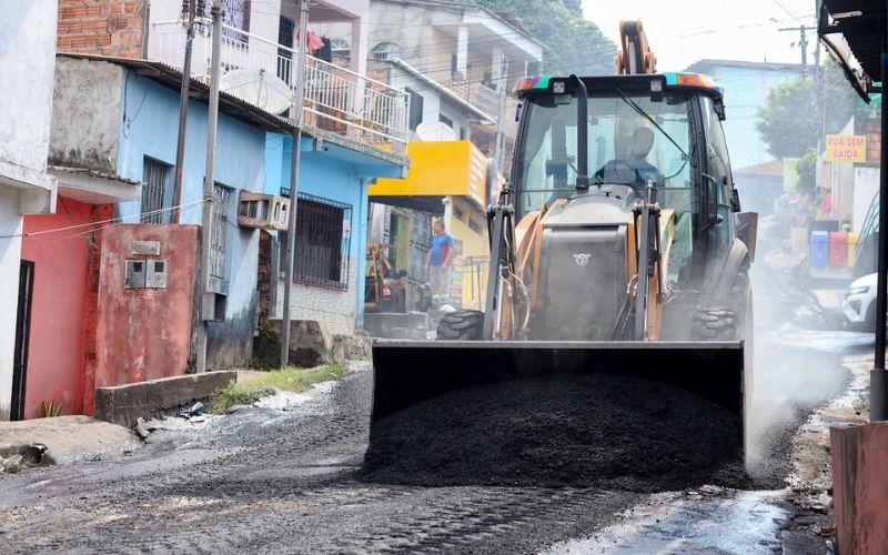 Obras do ‘Asfalta Manaus’ somam R$ 194,6 milhões de investimentos