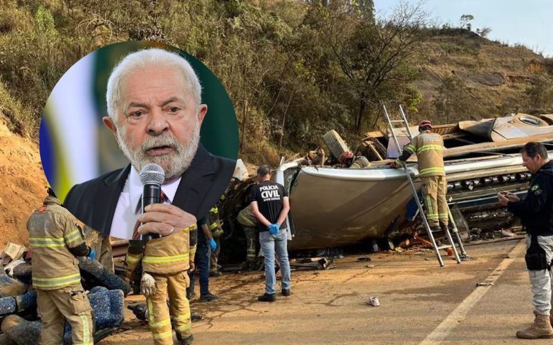 Lula fala em ‘boas condições de estradas’ após morte de torcedores