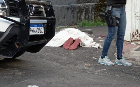 Perseguido por carro, homem é executado a tiros no bairro Santa Luzia