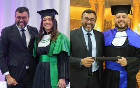 Presente do Dia dos Pais: Wilson comemora conquista do diploma dos filhos