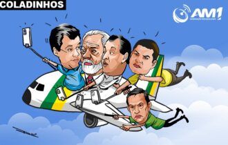 Omar, Braga, Sidney e Saullo 'coladinhos' em Lula
