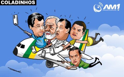 Omar, Braga, Sidney e Saullo 'coladinhos' em Lula