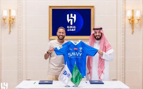 Agora é oficial, Neymar assina com clube saudita
