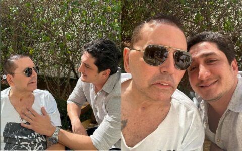 Sabino completa 59 anos e ganha homenagem do filho Reizo