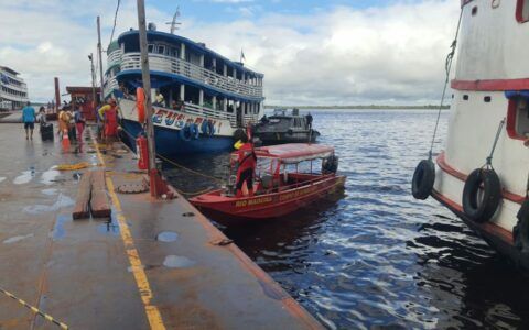 Porto de Manaus contrata mergulhadores para reforçar buscas por trabalhador