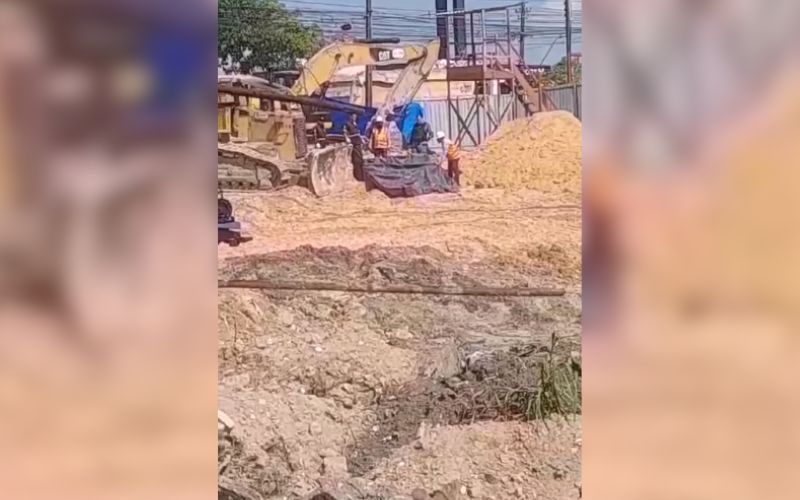 Homem morre atropelado por trator em obras do Prosamin+ em Manaus