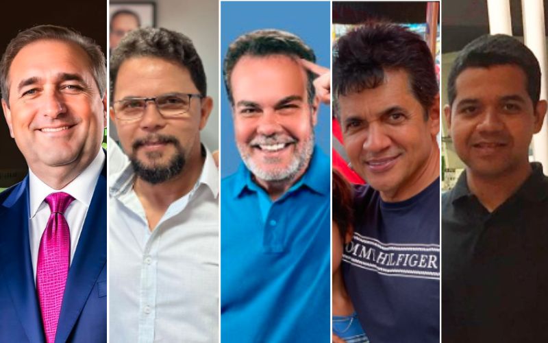 (Fotos: Reprodução/Instagram/Sandro Maia; Irailton Sena; Henrique Oliveira; Ronaldo Tabosa e Jander Tabosa)