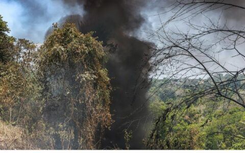 Segundo incêndio no mesmo local em menos de 24h assusta moradores