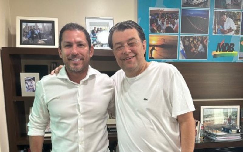 Marcelo Ramos e Eduardo Braga