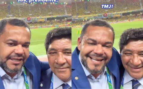 Rozenha assiste jogo do Brasil em Belém e novo jogo deve acontecer na Arena