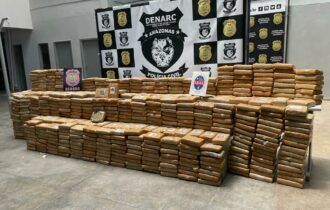 Mais de meia tonelada de droga vindo de Roraima é apreendida em Manaus