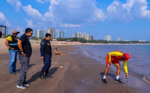 Praia da Ponta Negra será interditada devido à seca na próxima segunda-feira