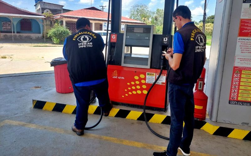 Ipem detecta fraudes em postos de combustíveis em municípios do interior