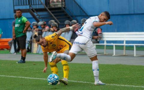Em casa: Amazonas FC perde de 1 a 0 para o Paysandu em partida da série C