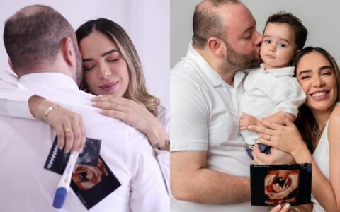 Fausto Jr. anuncia a chegada do segundo filho: 'agora somos 4'