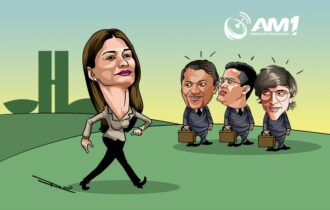 Rebecca surge em evento com equipe de Wilson, mas não fala em candidatura 