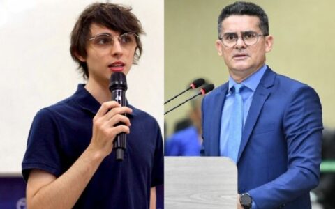 Amom e David disputam quem vai limpar primeiro a orla do São Raimundo