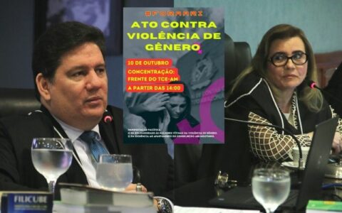 Mulheres organizam ato em frente ao TCE-AM pedindo 'fora Ari'