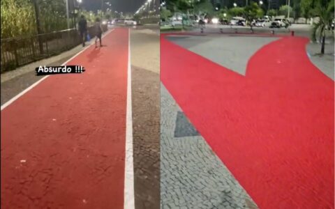 MPAM nega envolvimento nos aspectos técnicos da ciclovia pintada na Ponta Negra