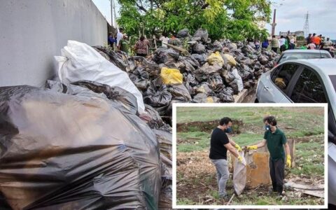 Amom recolhe 10 toneladas de lixo na orla do São Raimundo e alfineta Prefeitura