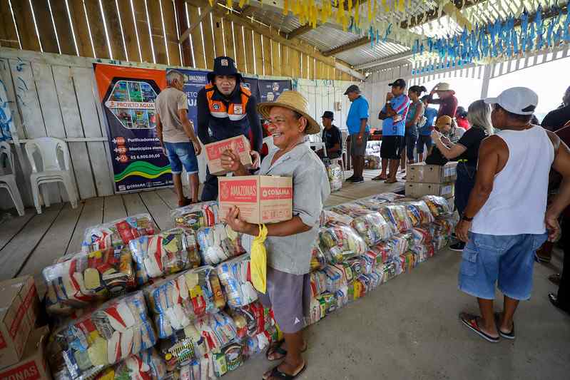 Mais de 60 mil cestas básicas foram entregues às famílias afetadas pela estiagem