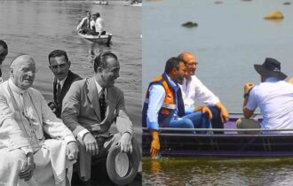 Visita de Alckmin ao AM relembra passagem de JK na vazante dos rios em 1957