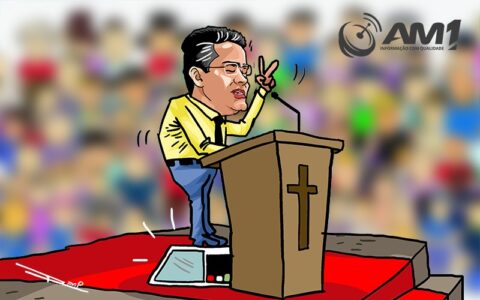David mostra que a pré-campanha política já começou pelas igrejas de Manaus