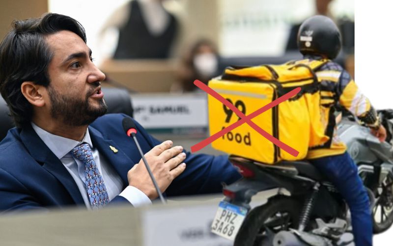 Diego Afonso retira projeto que proibia bags para motoboys