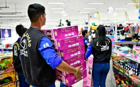 Ipem recolhe mais de 1.500 brinquedos irregulares em Manaus