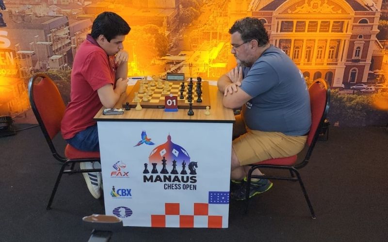 ‘Manaus Chess Open’: GM Quintiliano defende a coroa, enquanto GM Andrés busca triunfo
