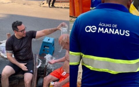 Vazamento de água prejudica moradores há 15 dias em Manaus