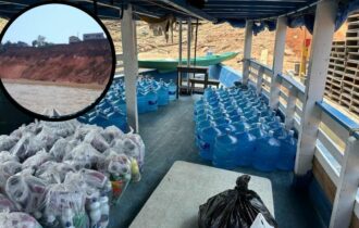 Governo envia cestas básicas a famílias em Beruri