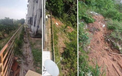 Moradores temem desabamento de prédio na zona Norte de Manaus