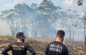 No Iranduba, dois homens são presos por atearem fogo em mata